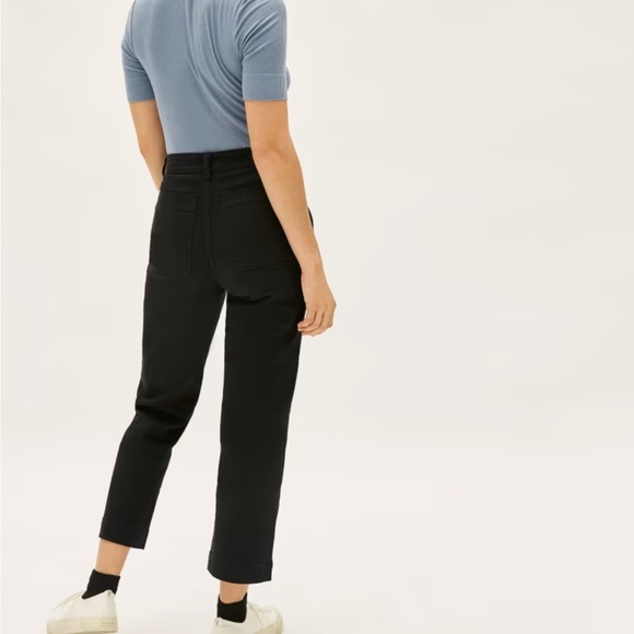 EVERLANE STRAIGHT LEG CROP PANTS - Picture 2 of 6